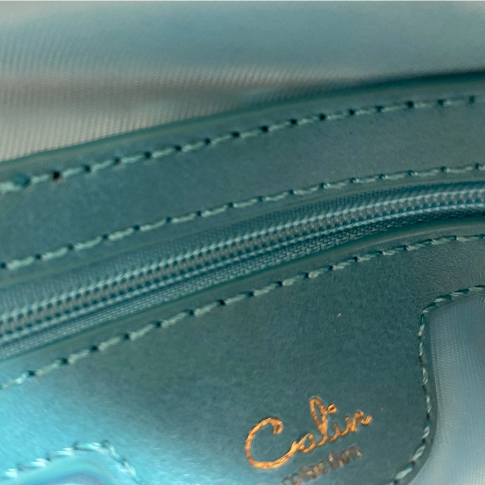 Calin Collection Crossbody Bag with guitar strap || NWT || Turquoise - Picture 11 of 14